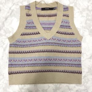 Vero Moda Sweater Vest Women's Size Small V-neck